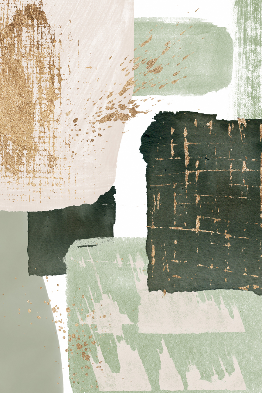 wall-art-print-canvas-poster-framed-Green of Curiosity, Style B , By Sally Ann Moss-1