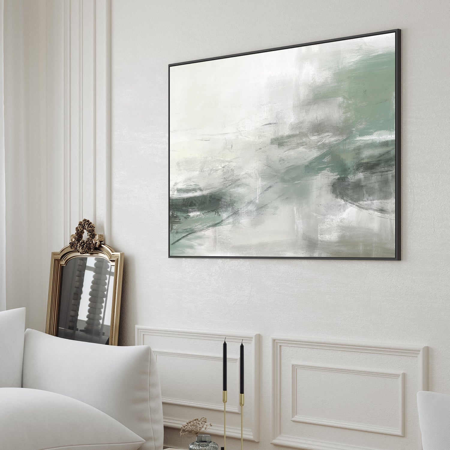 wall-art-print-canvas-poster-framed-Green Yard , By Karine Tonial Grimm-2