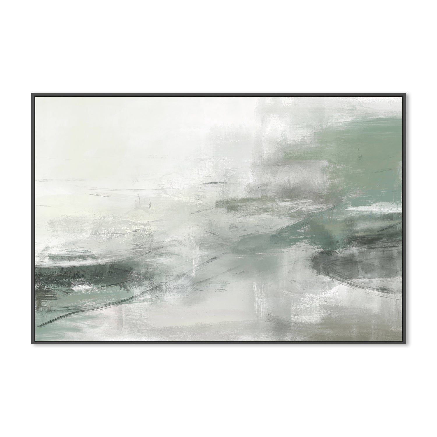 wall-art-print-canvas-poster-framed-Green Yard , By Karine Tonial Grimm-3