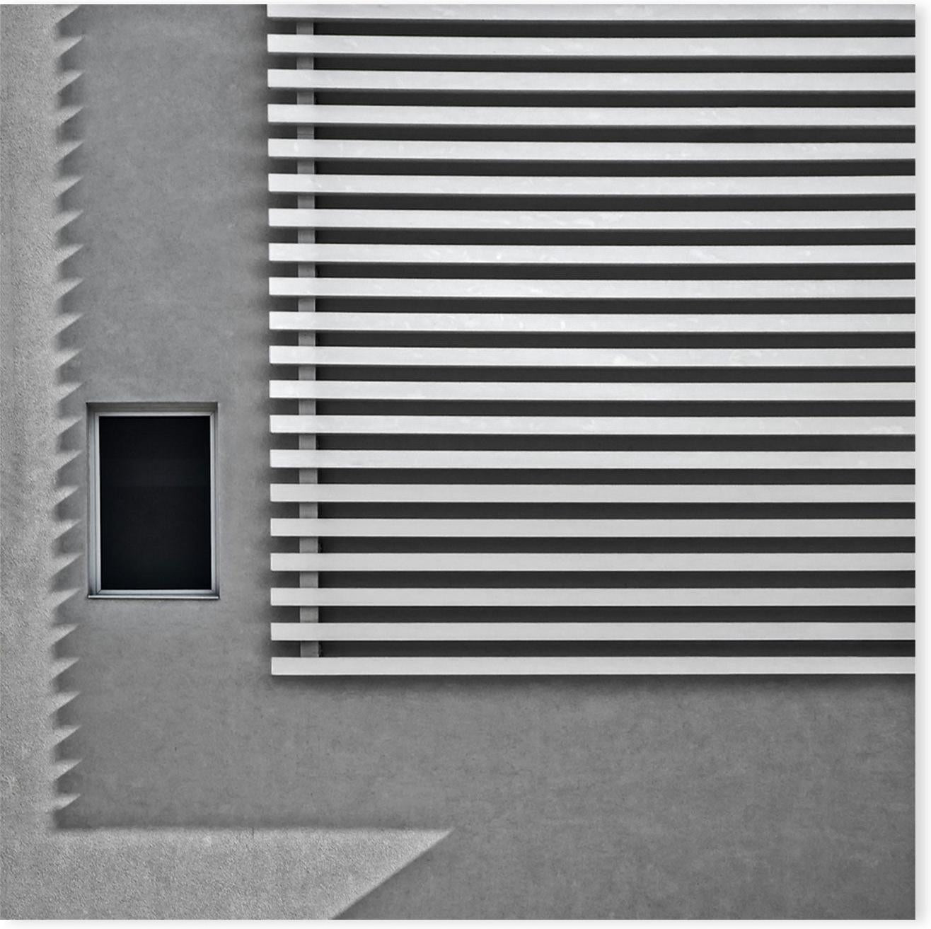 wall-art-print-canvas-poster-framed-Grey Building , By Gilbert Claes-GIOIA-WALL-ART
