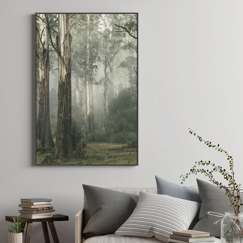 wall-art-print-canvas-poster-framed-Gum Tree Forest on a Foggy Winter Day, Whist , By Andrew Paranavitana-8