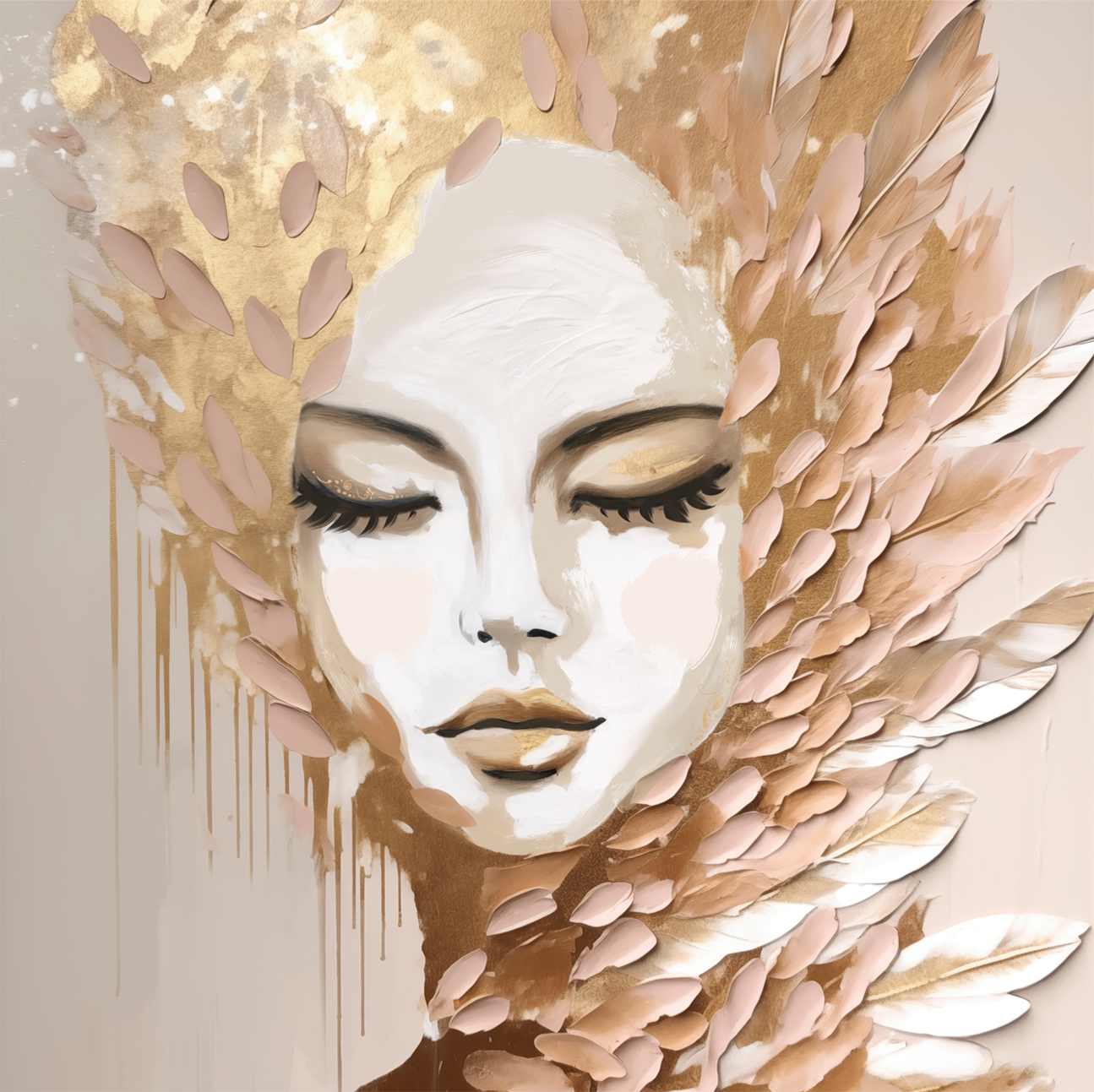 wall-art-print-canvas-poster-framed-Halo, Style A , By Bella Eve-1