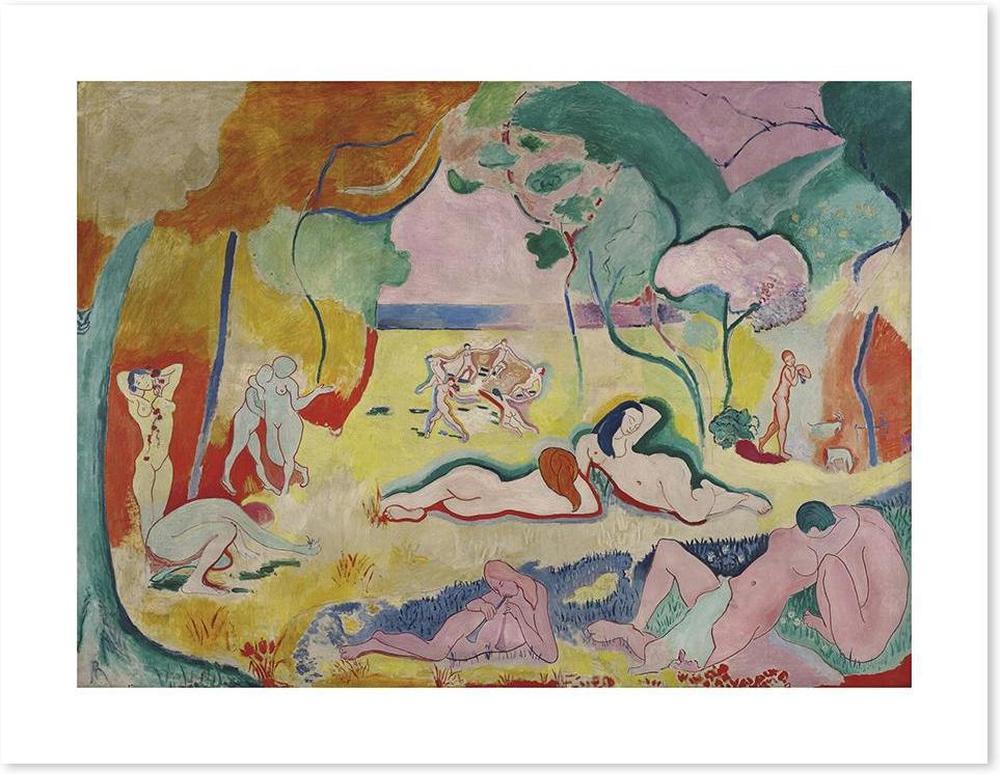 wall-art-print-canvas-poster-framed-Happiness To Live, By Henri Matisse-by-Gioia Wall Art-Gioia Wall Art