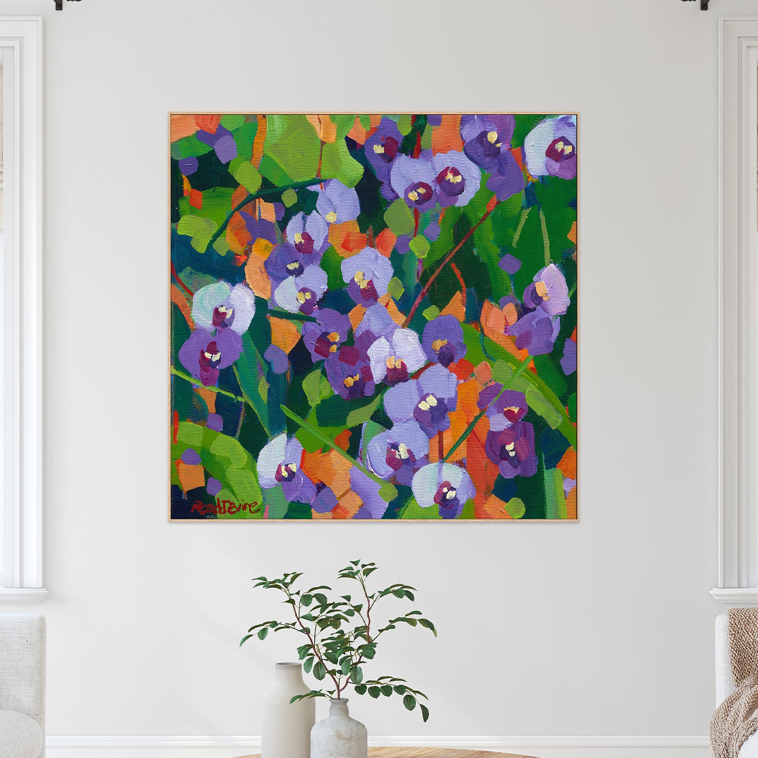 wall-art-print-canvas-poster-framed-Hardenbergia-2