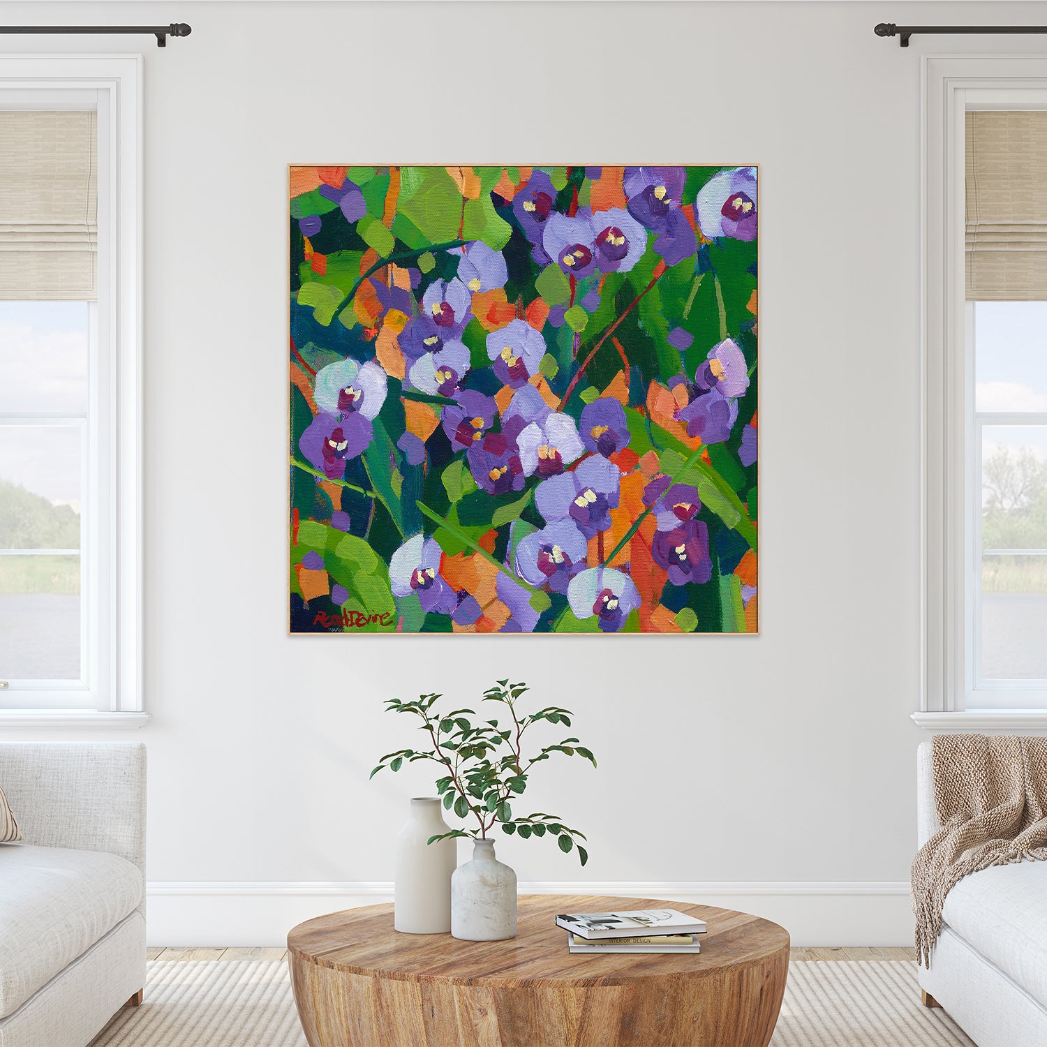wall-art-print-canvas-poster-framed-Hardenbergia-7