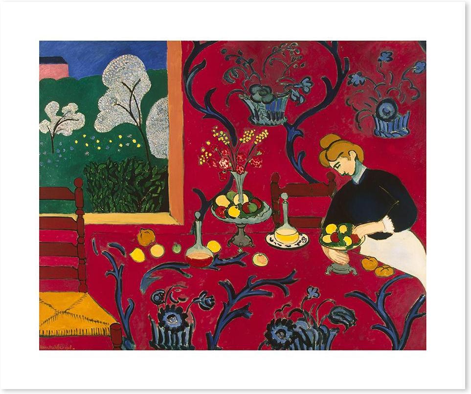 wall-art-print-canvas-poster-framed-Harmony In Red, By Henri Matisse-by-Gioia Wall Art-Gioia Wall Art