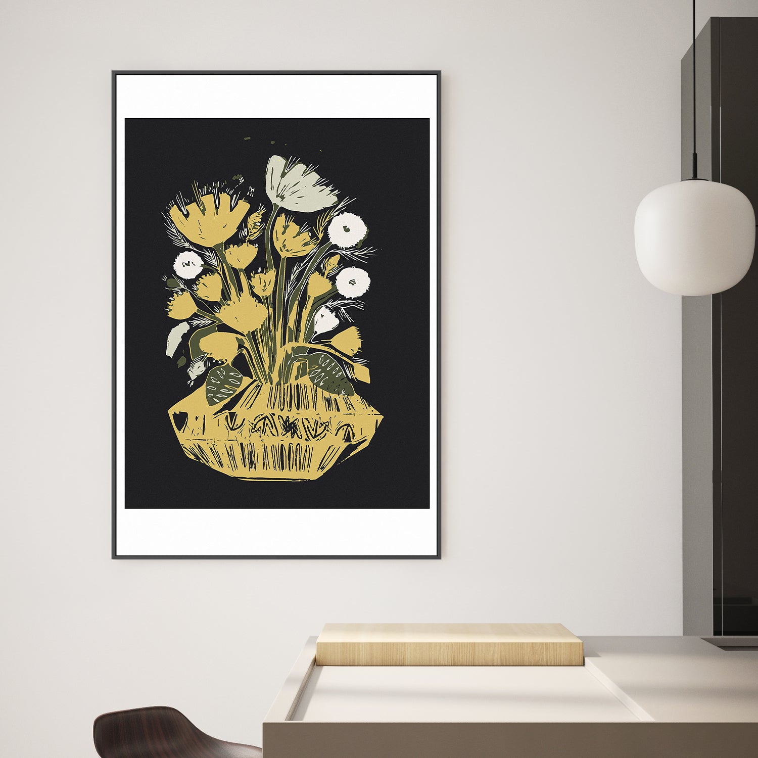 wall-art-print-canvas-poster-framed-Harvest Bouquet-7