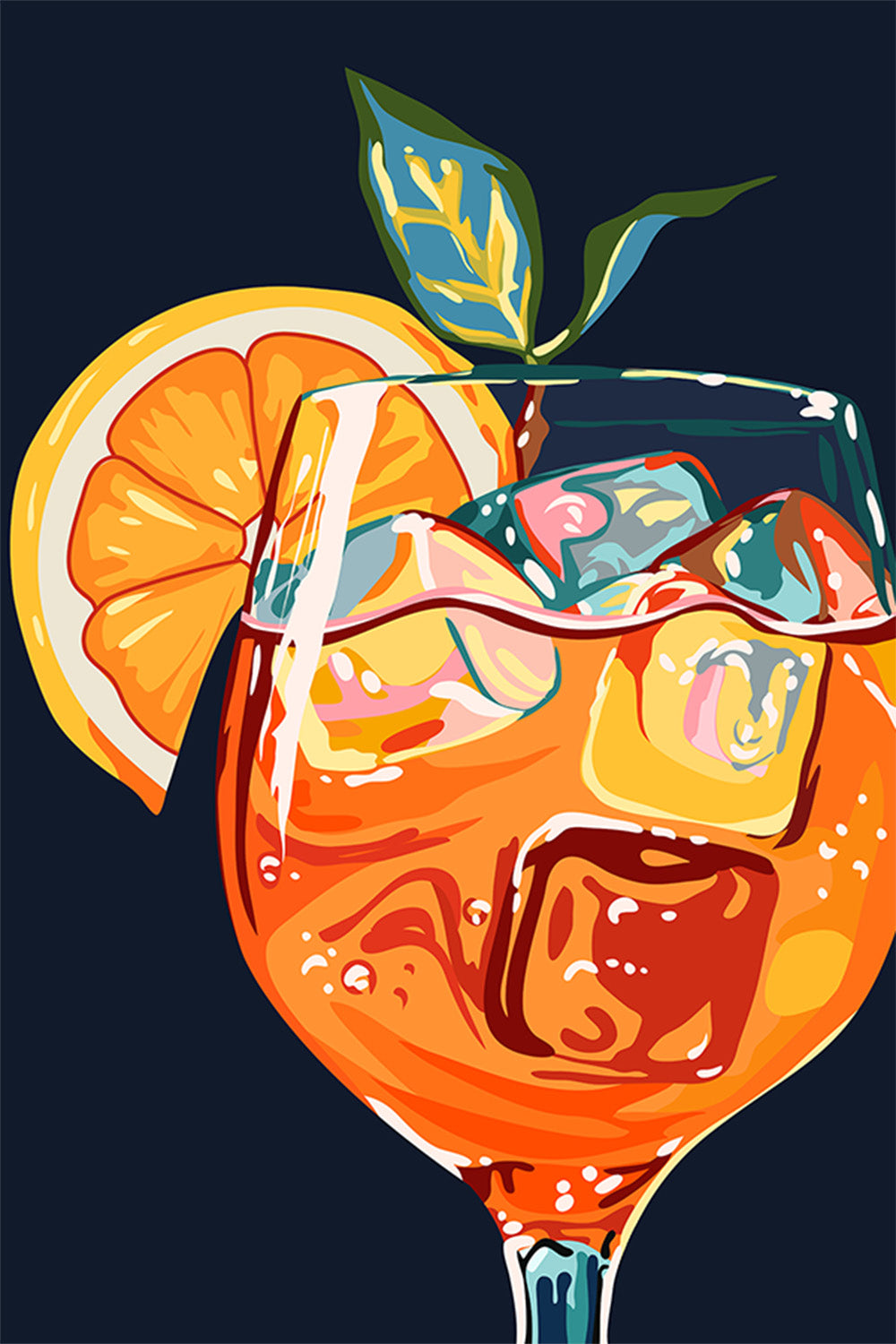 wall-art-print-canvas-poster-framed-Hawaiian Cocktail-1