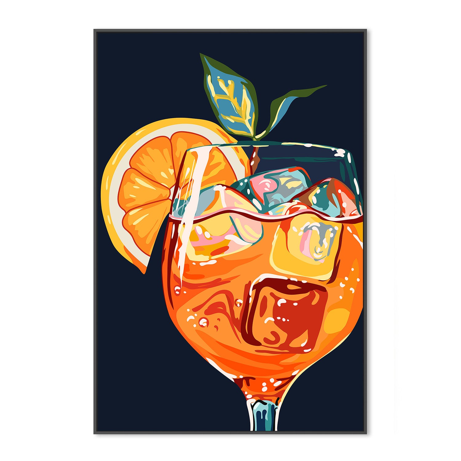wall-art-print-canvas-poster-framed-Hawaiian Cocktail-3