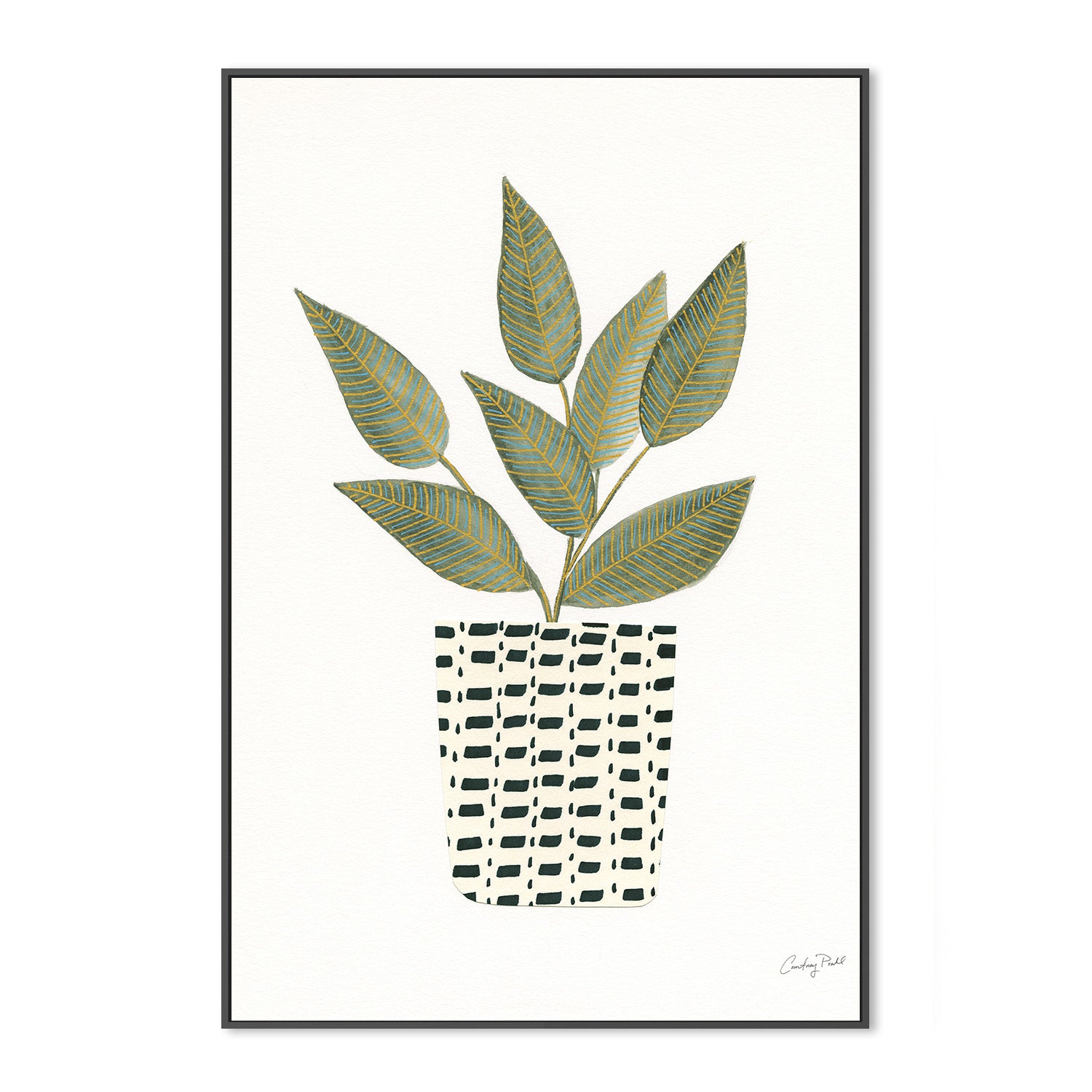 wall-art-print-canvas-poster-framed-Herb Garden, Style B , By Courtney Prahl-3