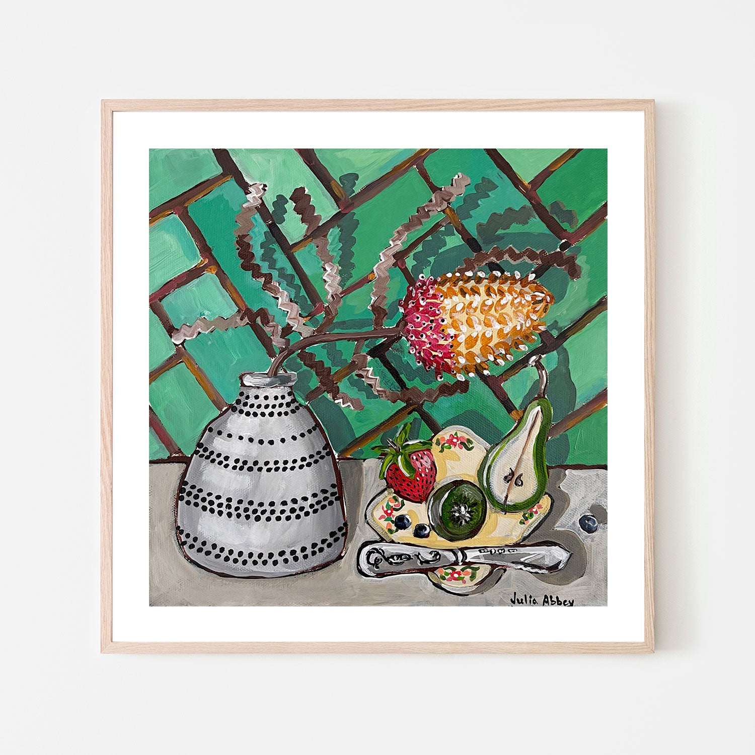 wall-art-print-canvas-poster-framed-Herringbone , By Julia Abbey-6