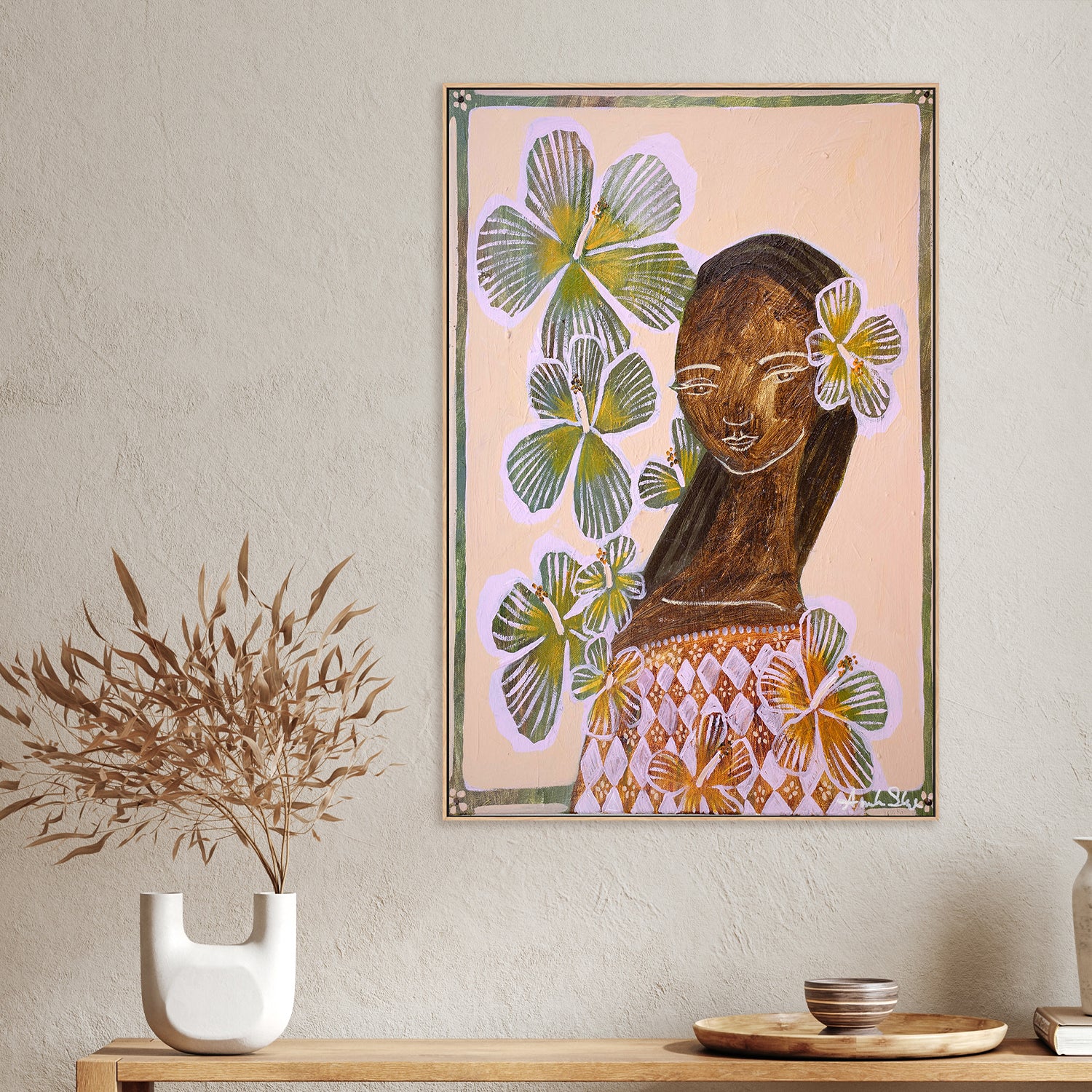 wall-art-print-canvas-poster-framed-Hibiscus Joy , By Amanda Skye-3