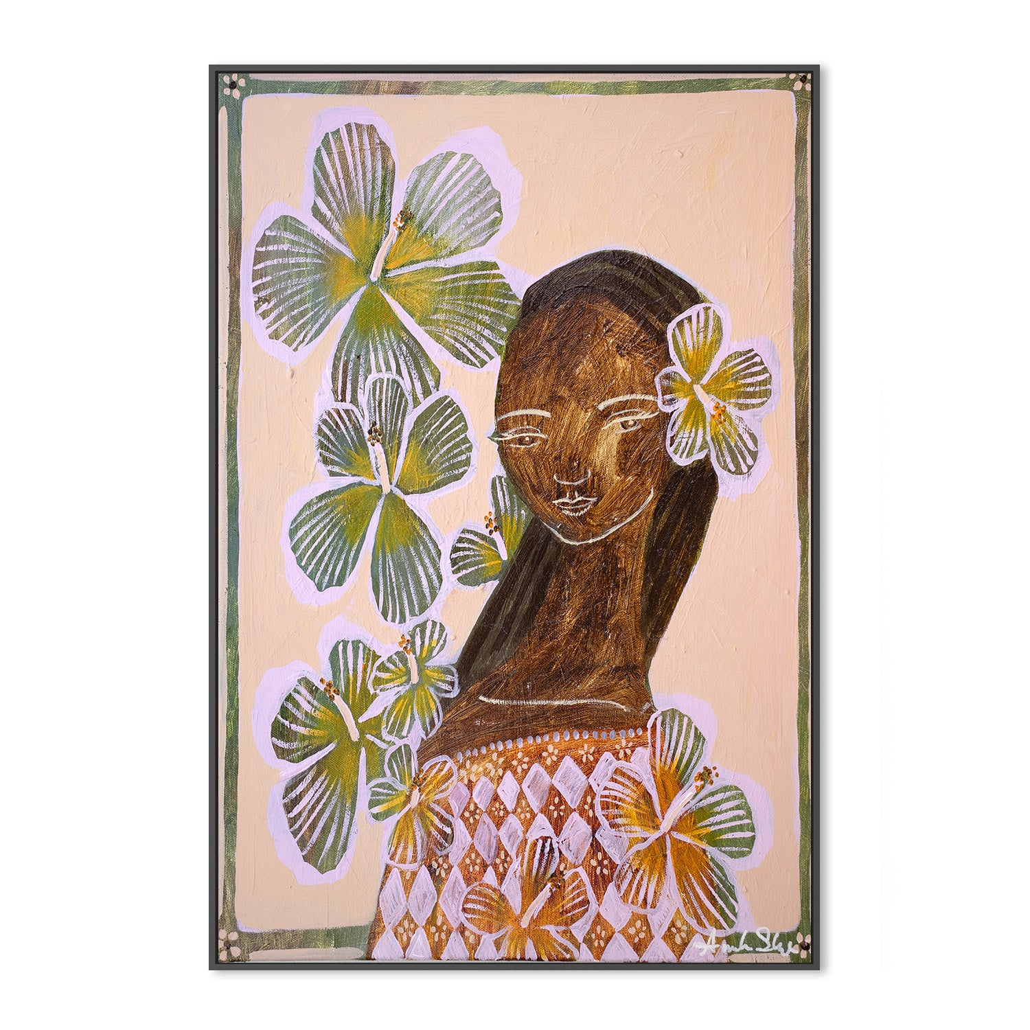 wall-art-print-canvas-poster-framed-Hibiscus Joy , By Amanda Skye-4