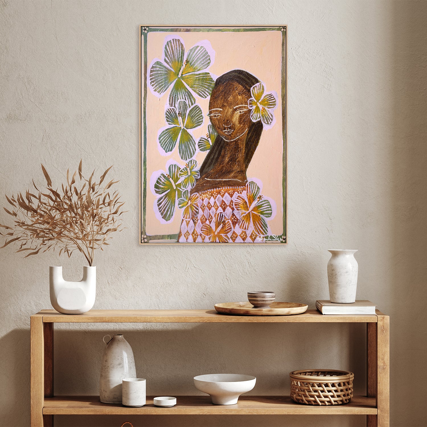wall-art-print-canvas-poster-framed-Hibiscus Joy , By Amanda Skye-8