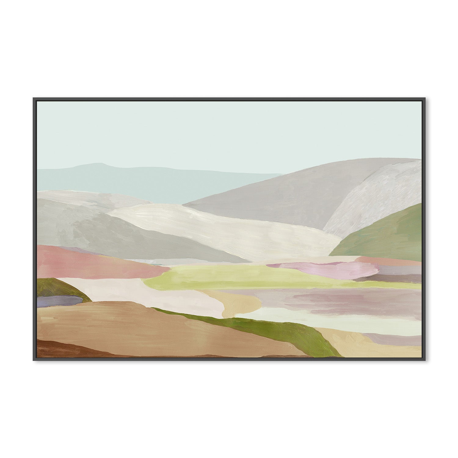 wall-art-print-canvas-poster-framed-Hills Of Light , By Tom Reeves-3