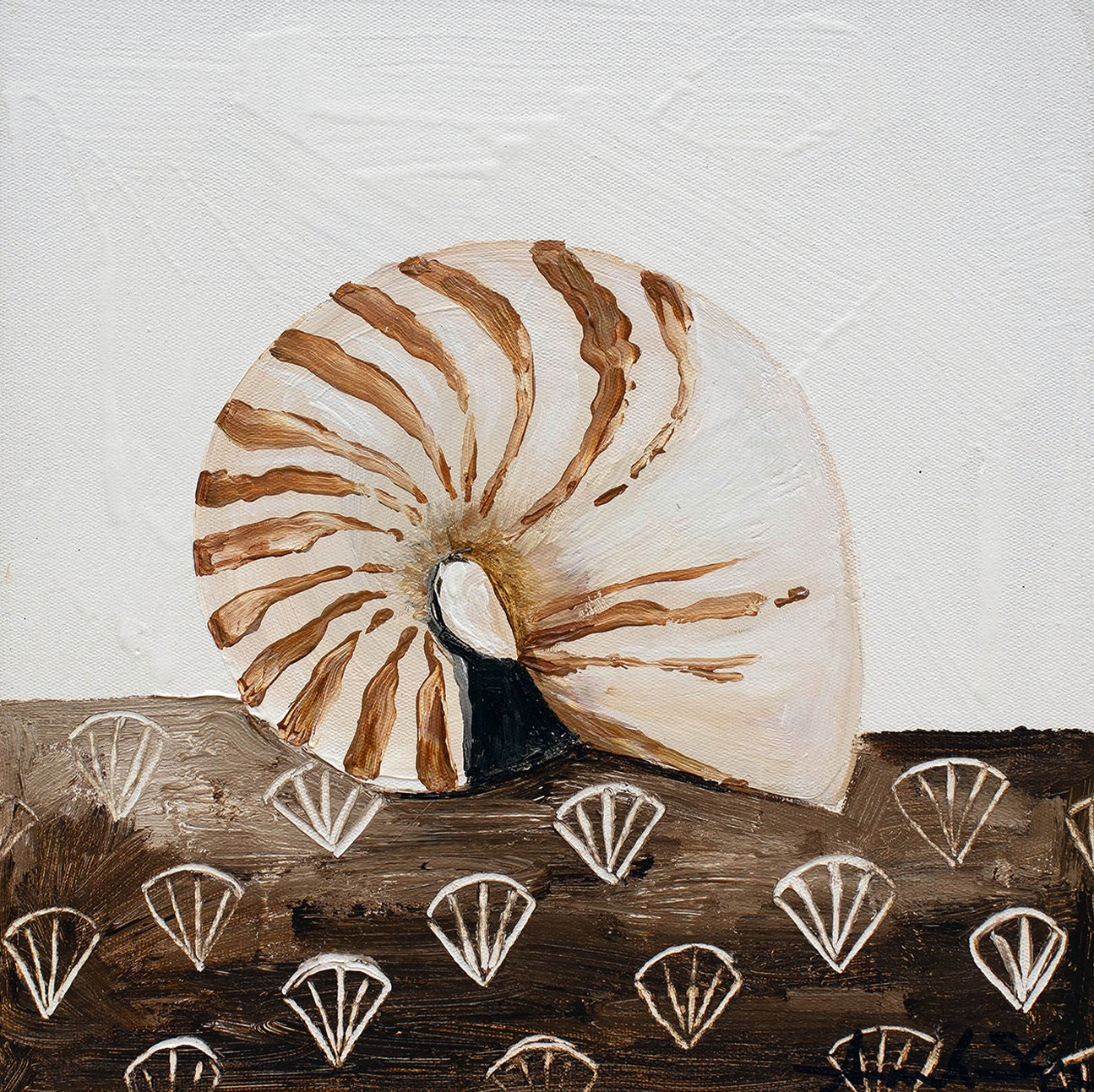 wall-art-print-canvas-poster-framed-Holding Steady, Nautilis , By Amanda Skye-1