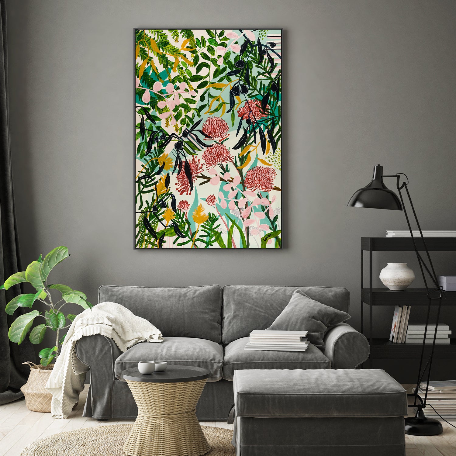 wall-art-print-canvas-poster-framed-Home , By Dani Heyward-8