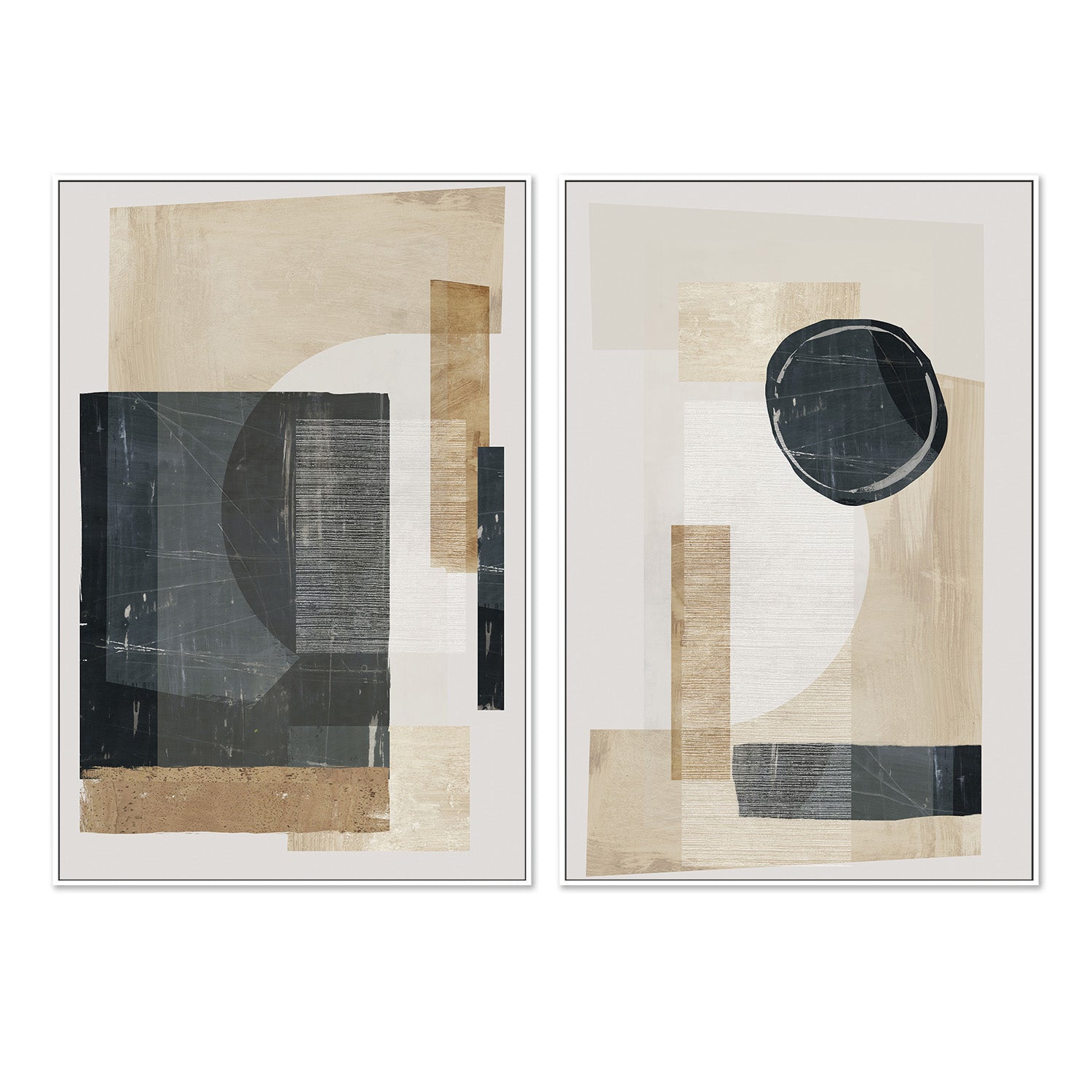 wall-art-print-canvas-poster-framed-Hometown Glory, Style A & B, Set Of 2-5