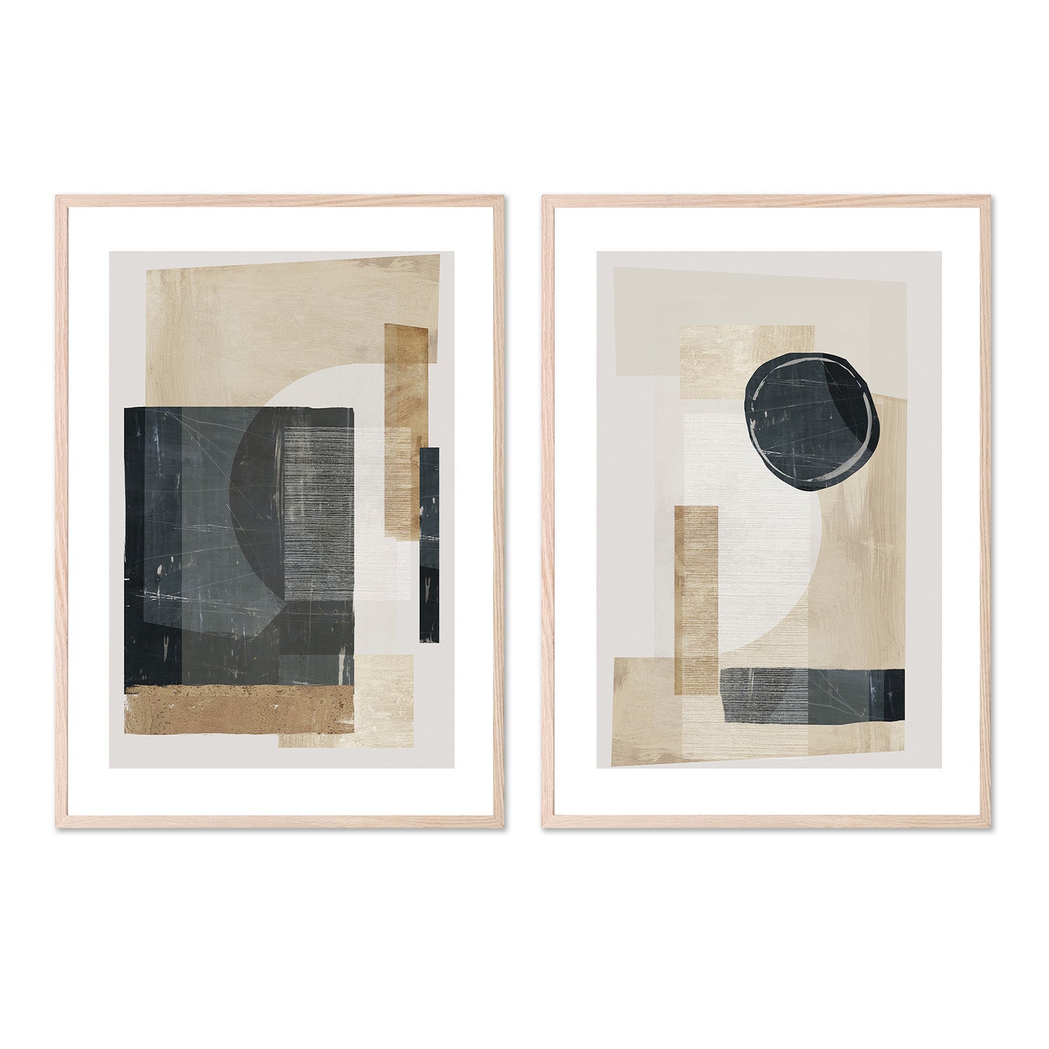 wall-art-print-canvas-poster-framed-Hometown Glory, Style A & B, Set Of 2-6