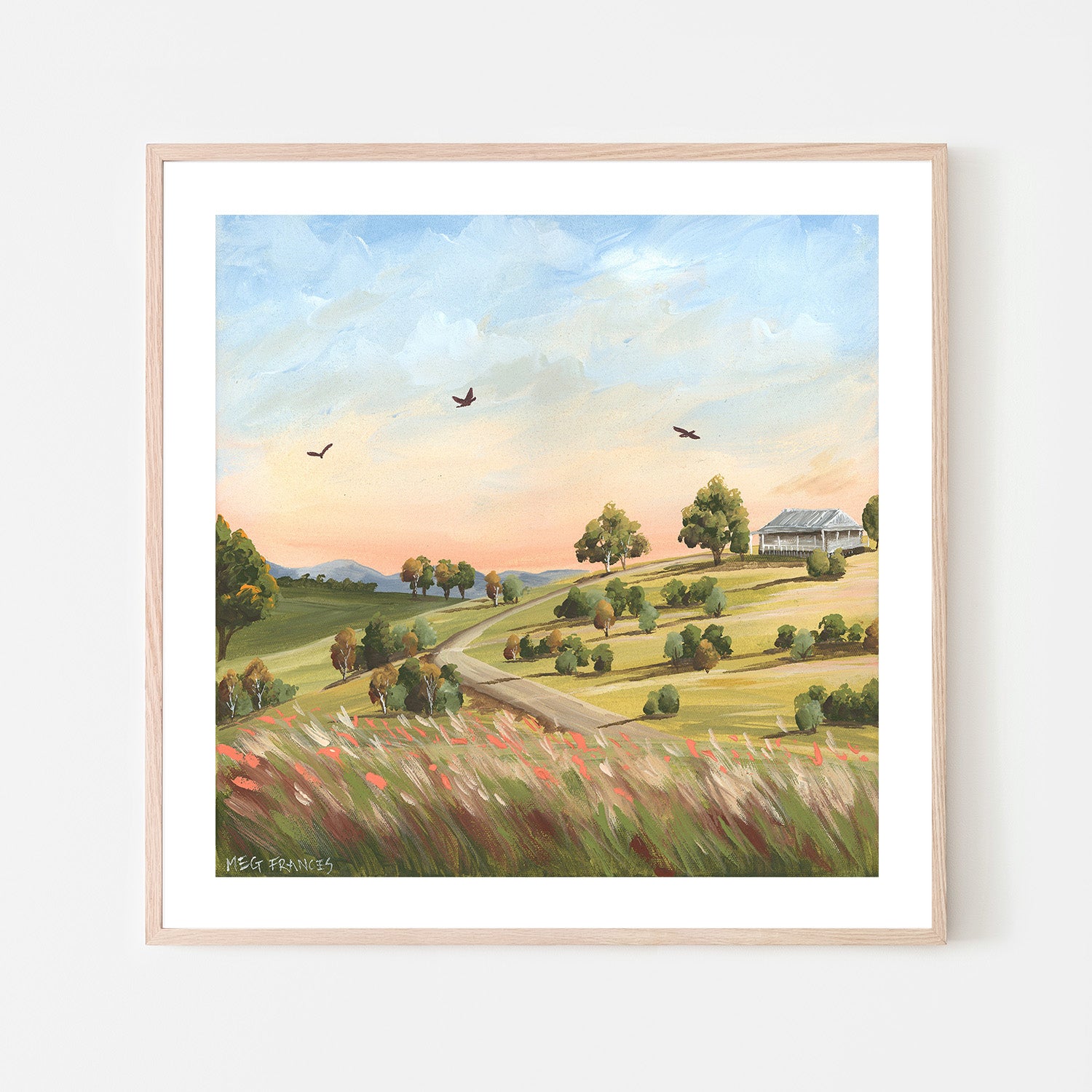 wall-art-print-canvas-poster-framed-House On The Hill , By Meg Frances-6