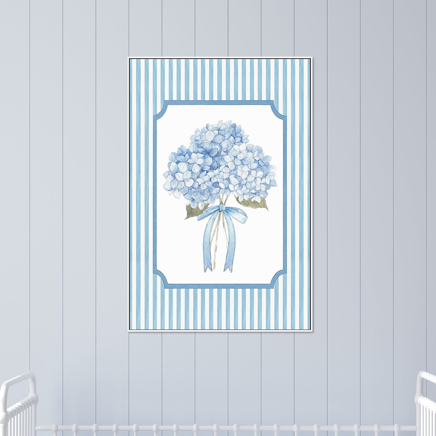 wall-art-print-canvas-poster-framed-Hydrangeas Bow-2