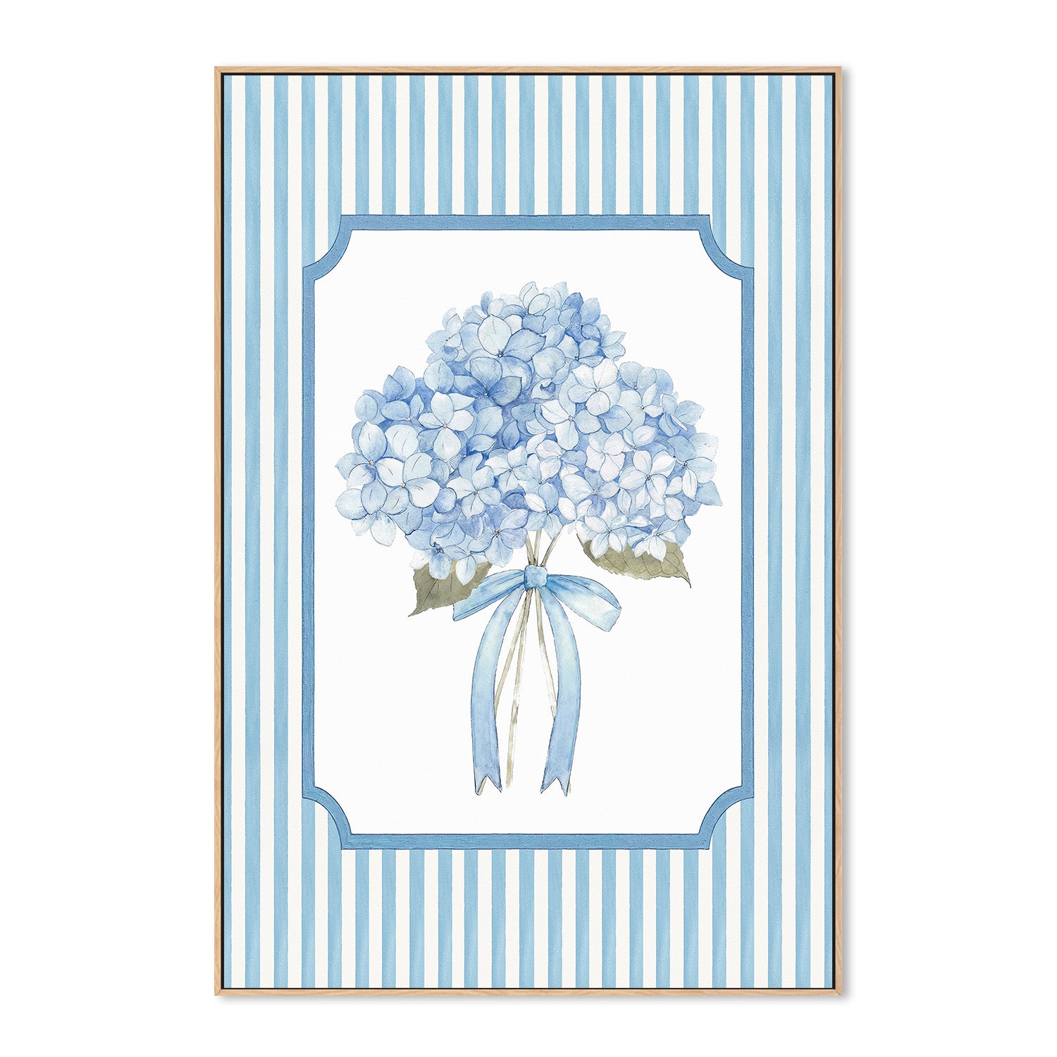 wall-art-print-canvas-poster-framed-Hydrangeas Bow-4