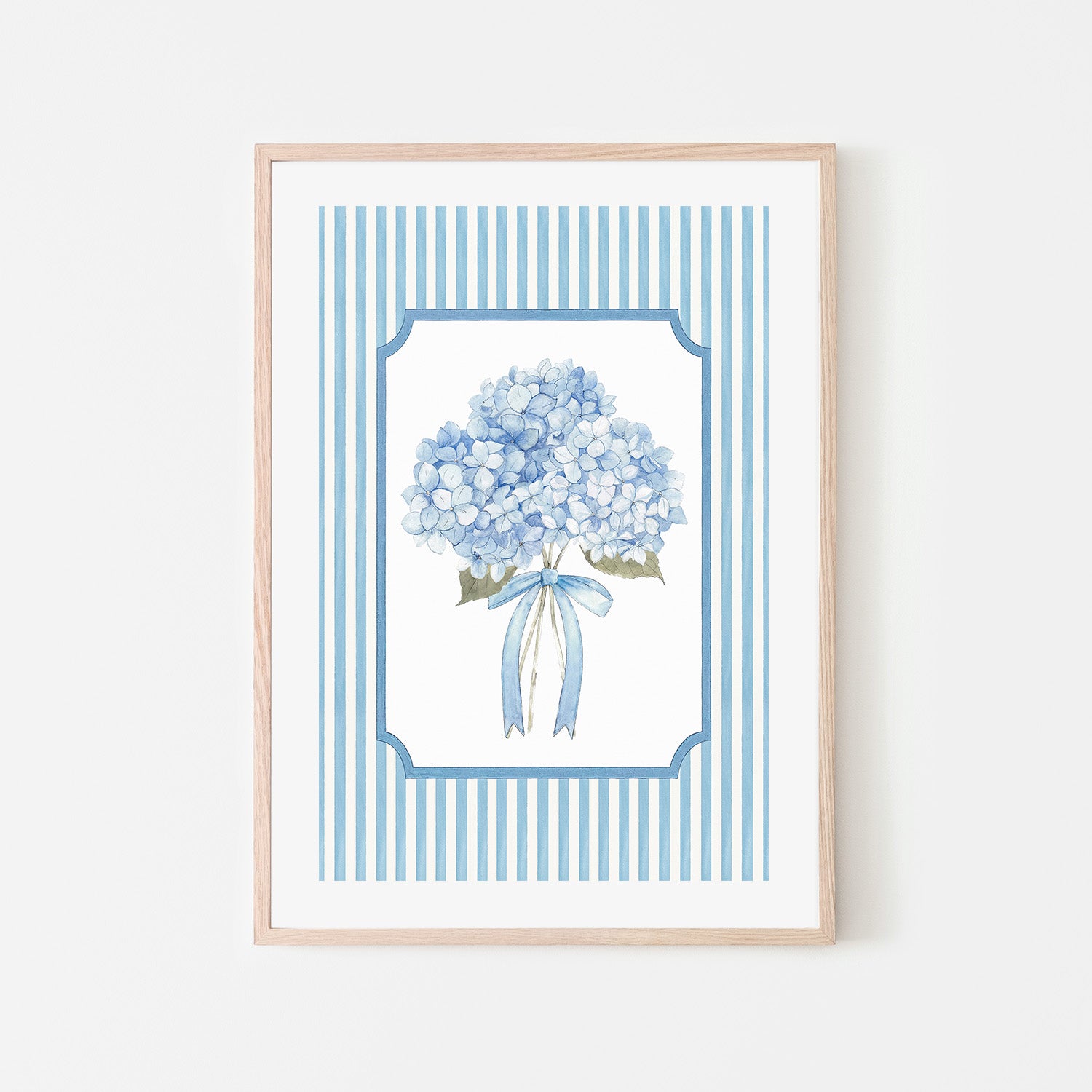wall-art-print-canvas-poster-framed-Hydrangeas Bow-6