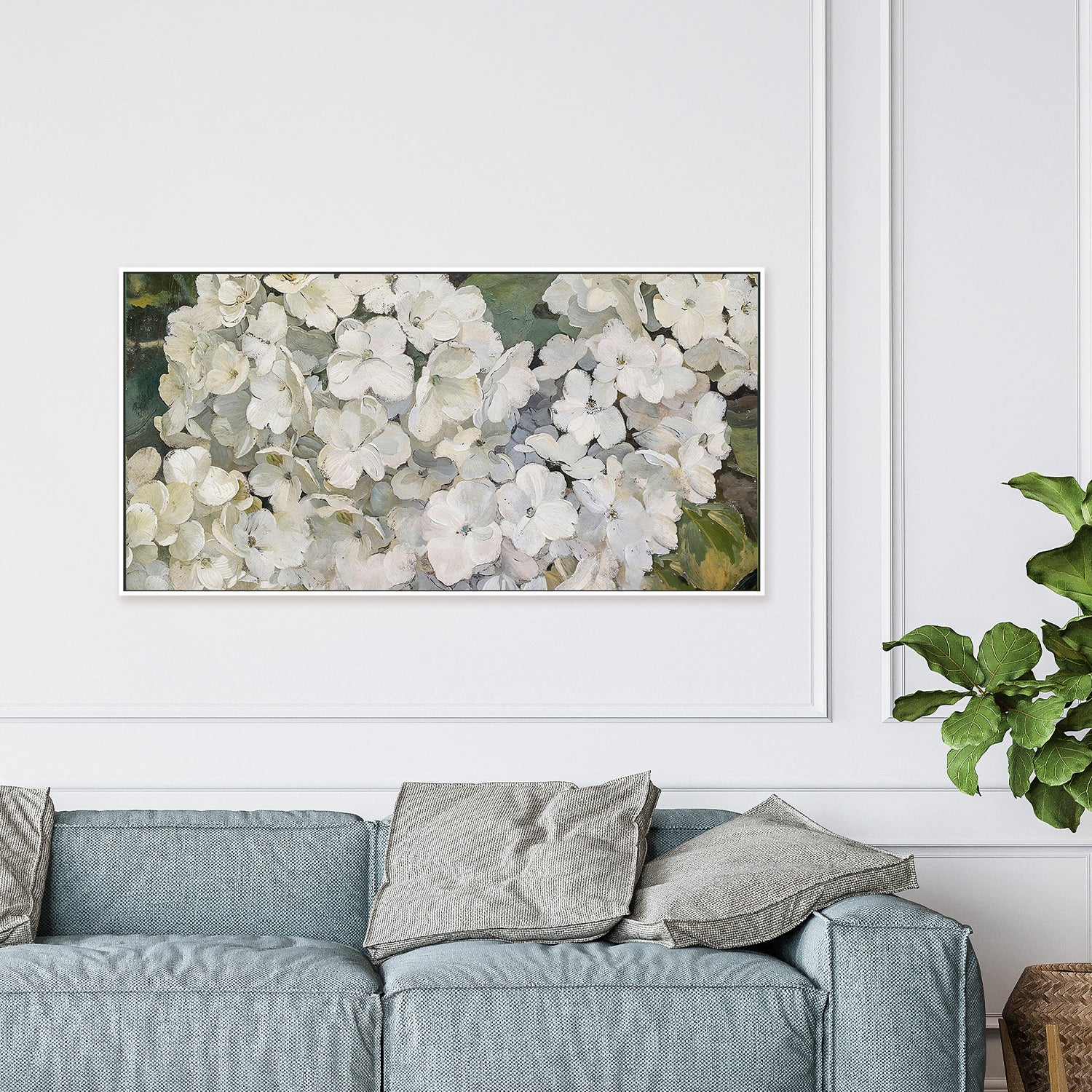 wall-art-print-canvas-poster-framed-Hydrangeas , By Lady Hana-2
