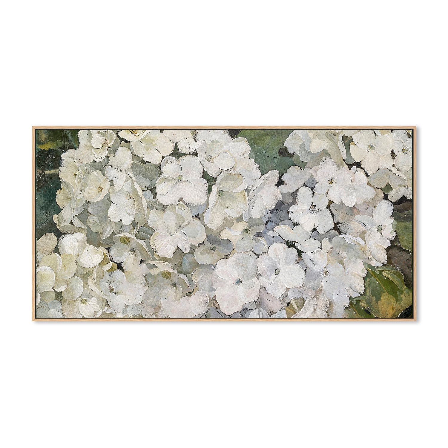 wall-art-print-canvas-poster-framed-Hydrangeas , By Lady Hana-4