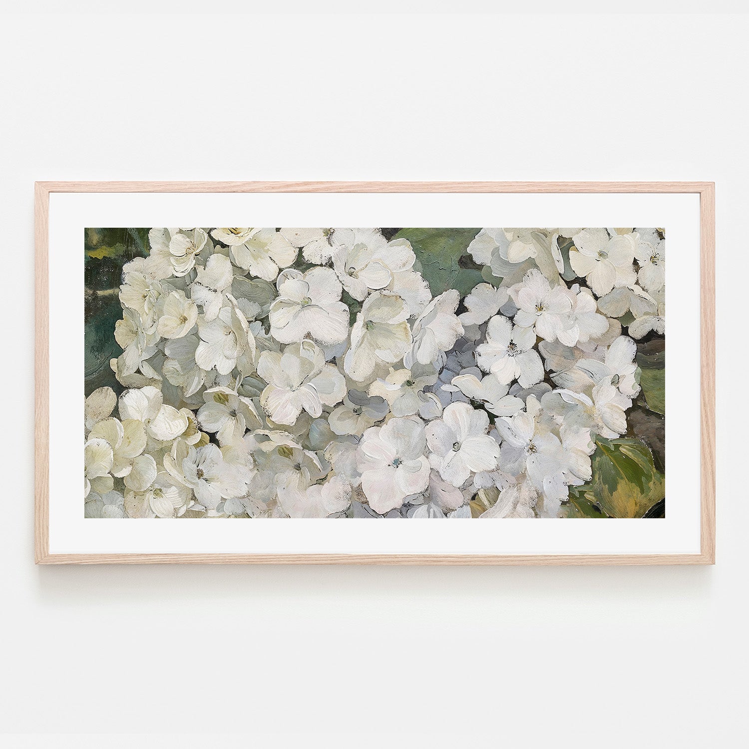wall-art-print-canvas-poster-framed-Hydrangeas , By Lady Hana-6