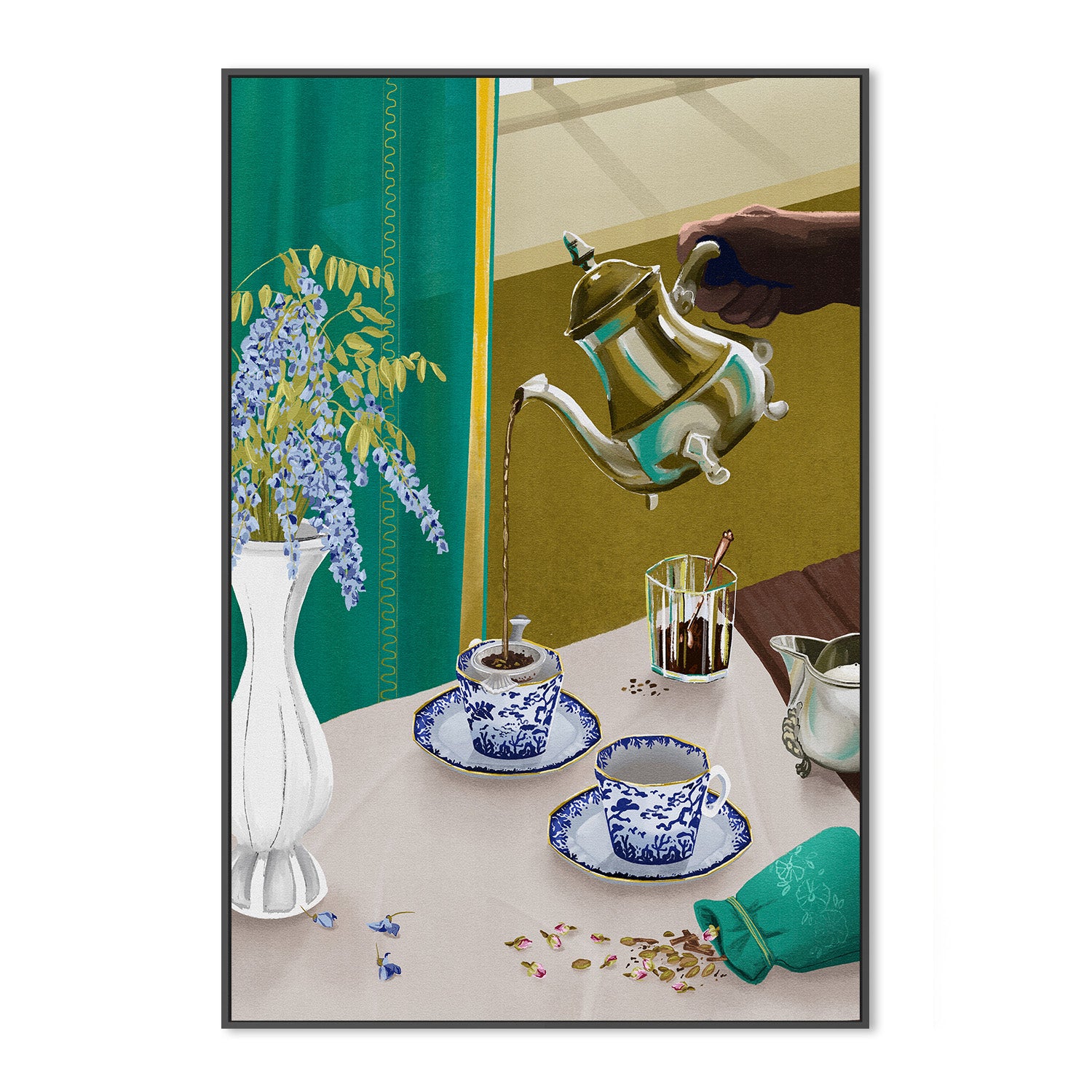 wall-art-print-canvas-poster-framed-I Despise English Tea-3