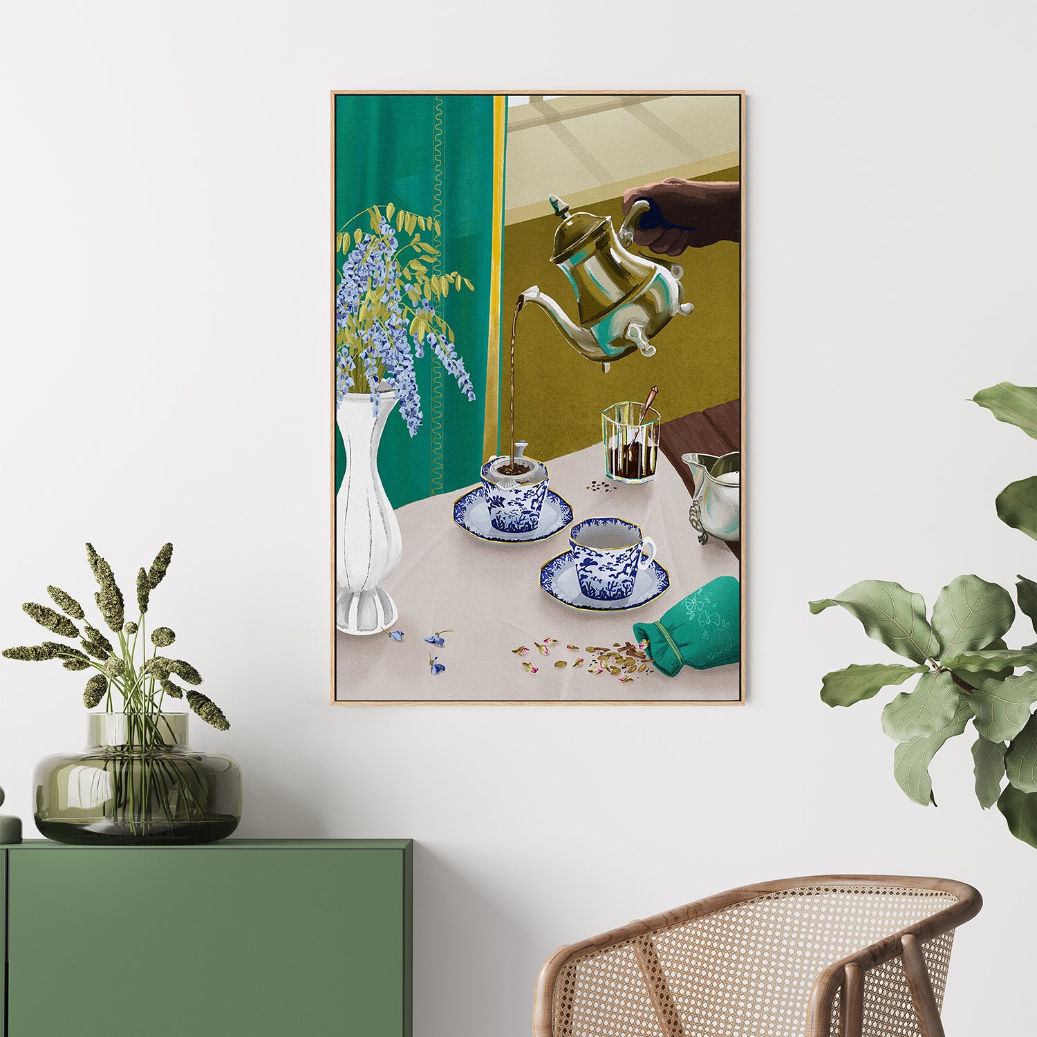 wall-art-print-canvas-poster-framed-I Despise English Tea-7