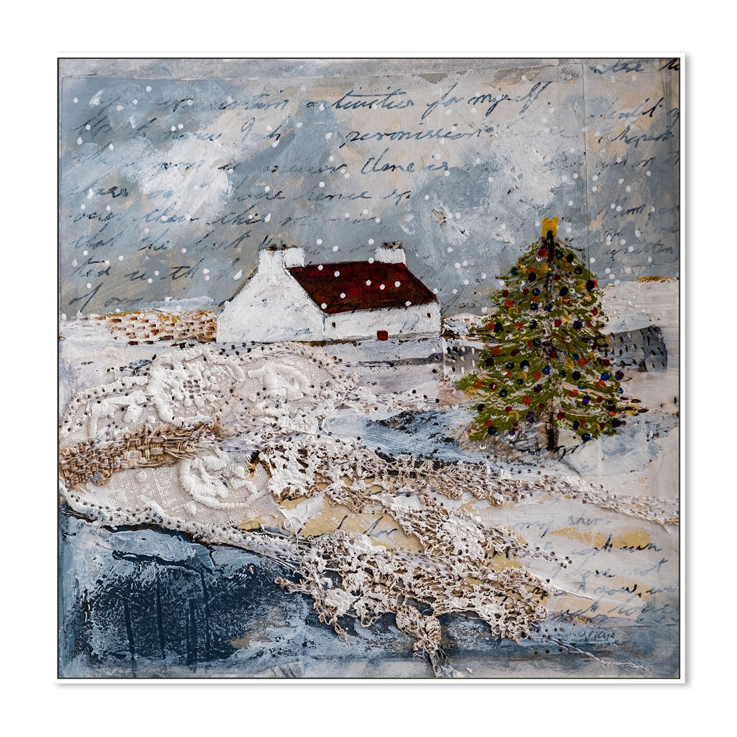 wall-art-print-canvas-poster-framed-I Dream Of Christmas , By Louise O'Hara-5