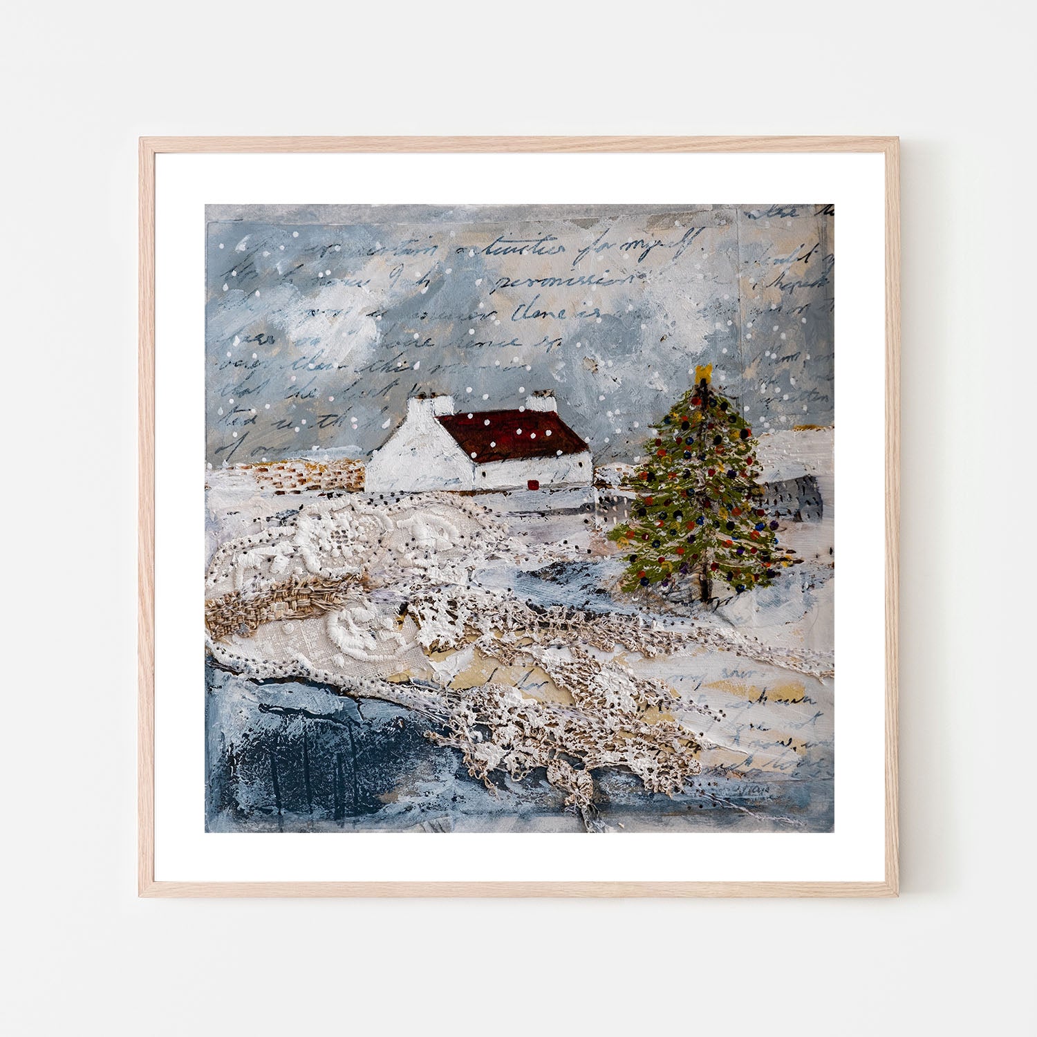 wall-art-print-canvas-poster-framed-I Dream Of Christmas , By Louise O'Hara-6