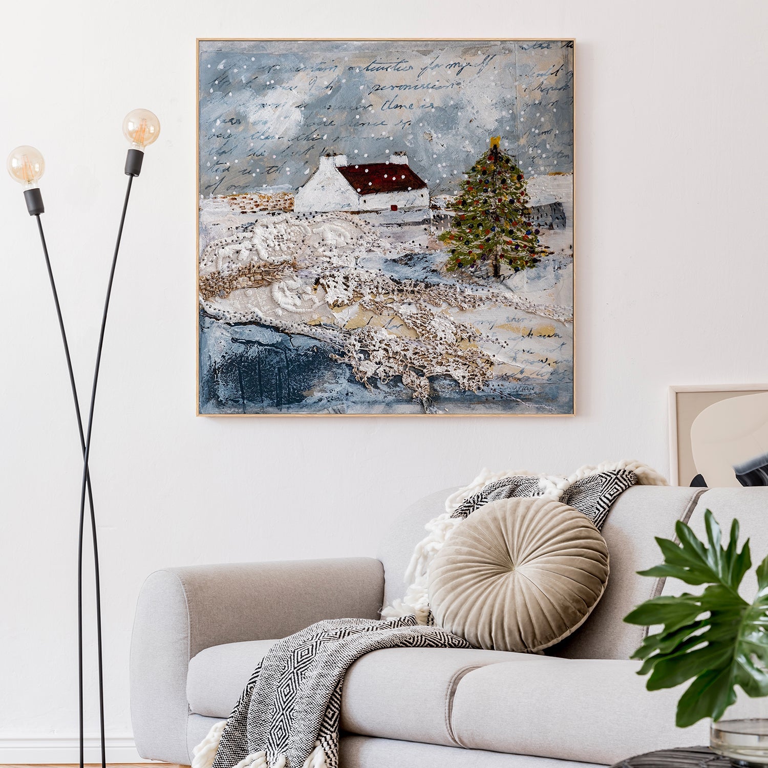 wall-art-print-canvas-poster-framed-I Dream Of Christmas , By Louise O'Hara-7