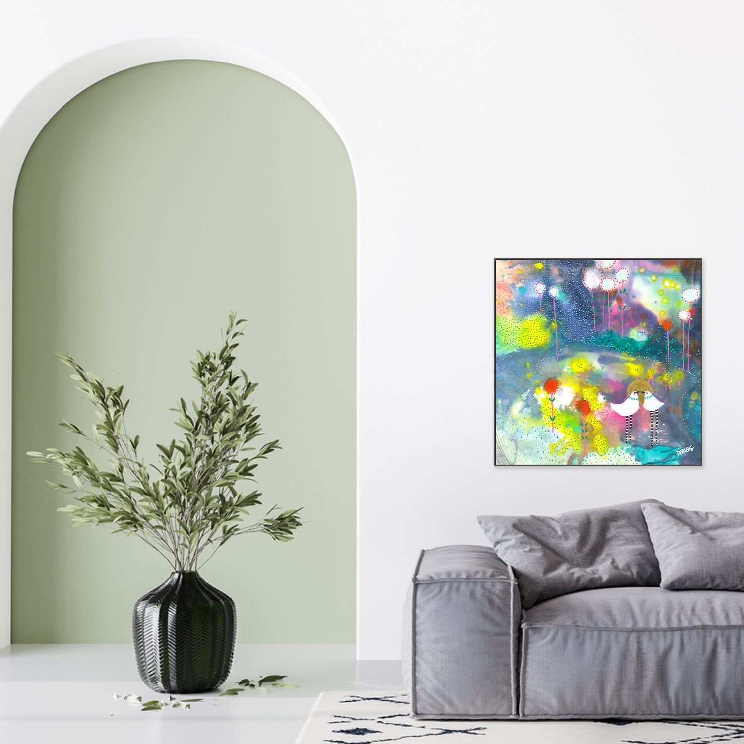 wall-art-print-canvas-poster-framed-Ikigai , By Sylvie Demers-7
