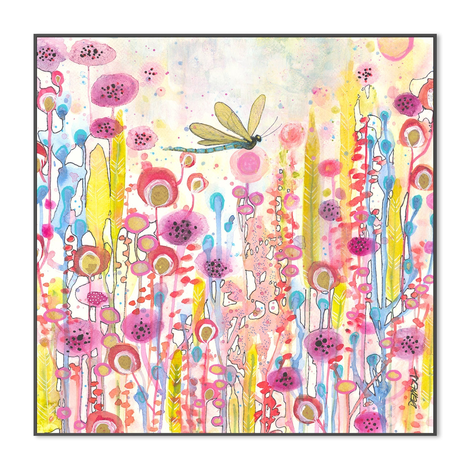 wall-art-print-canvas-poster-framed-In A Child’s Heart , By Sylvie Demers-3