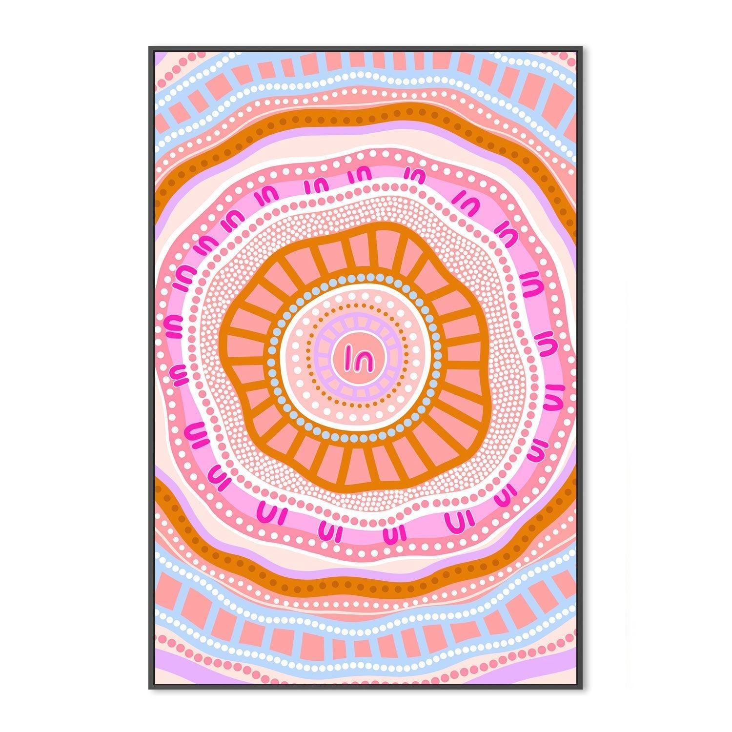 wall-art-print-canvas-poster-framed-Indigenous Female Self-by-Leah Cummins-Gioia Wall Art