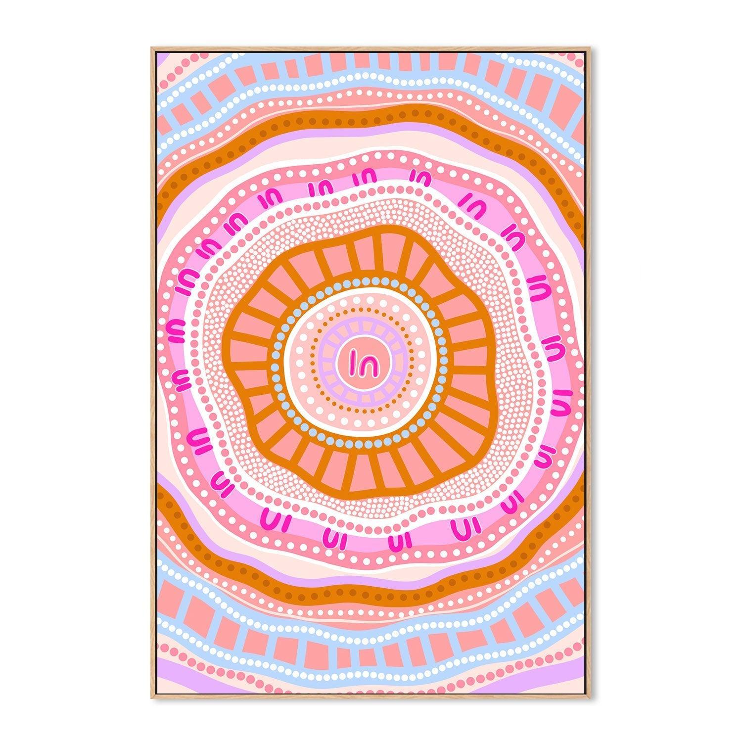 wall-art-print-canvas-poster-framed-Indigenous Female Self-by-Leah Cummins-Gioia Wall Art
