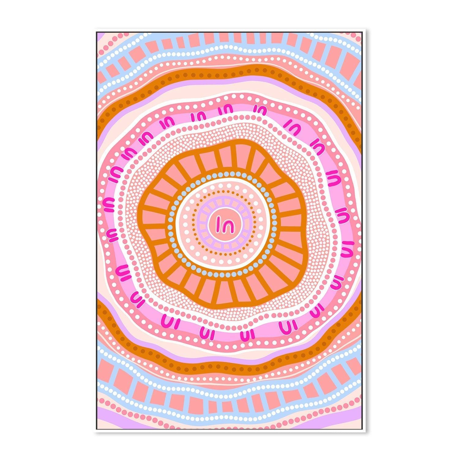 wall-art-print-canvas-poster-framed-Indigenous Female Self-by-Leah Cummins-Gioia Wall Art