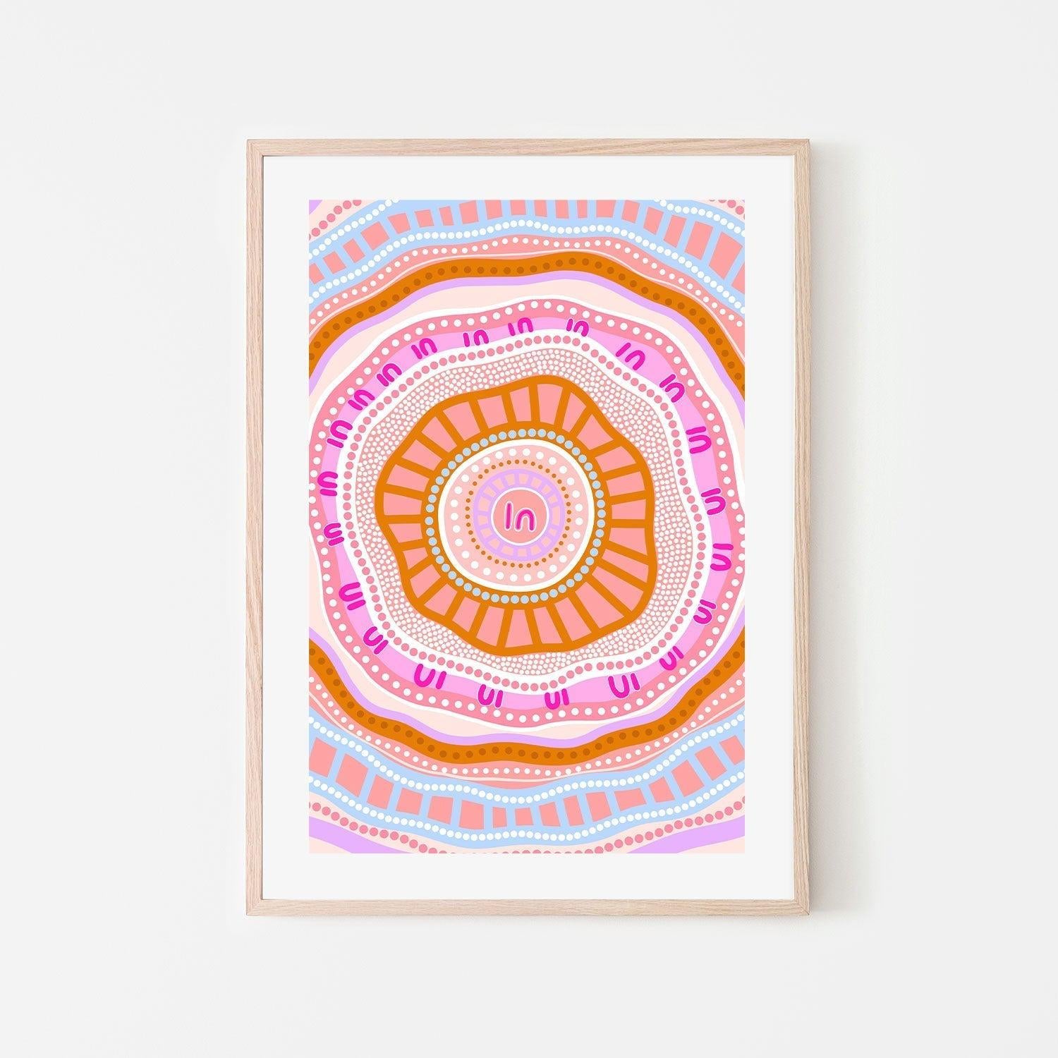 wall-art-print-canvas-poster-framed-Indigenous Female Self-by-Leah Cummins-Gioia Wall Art