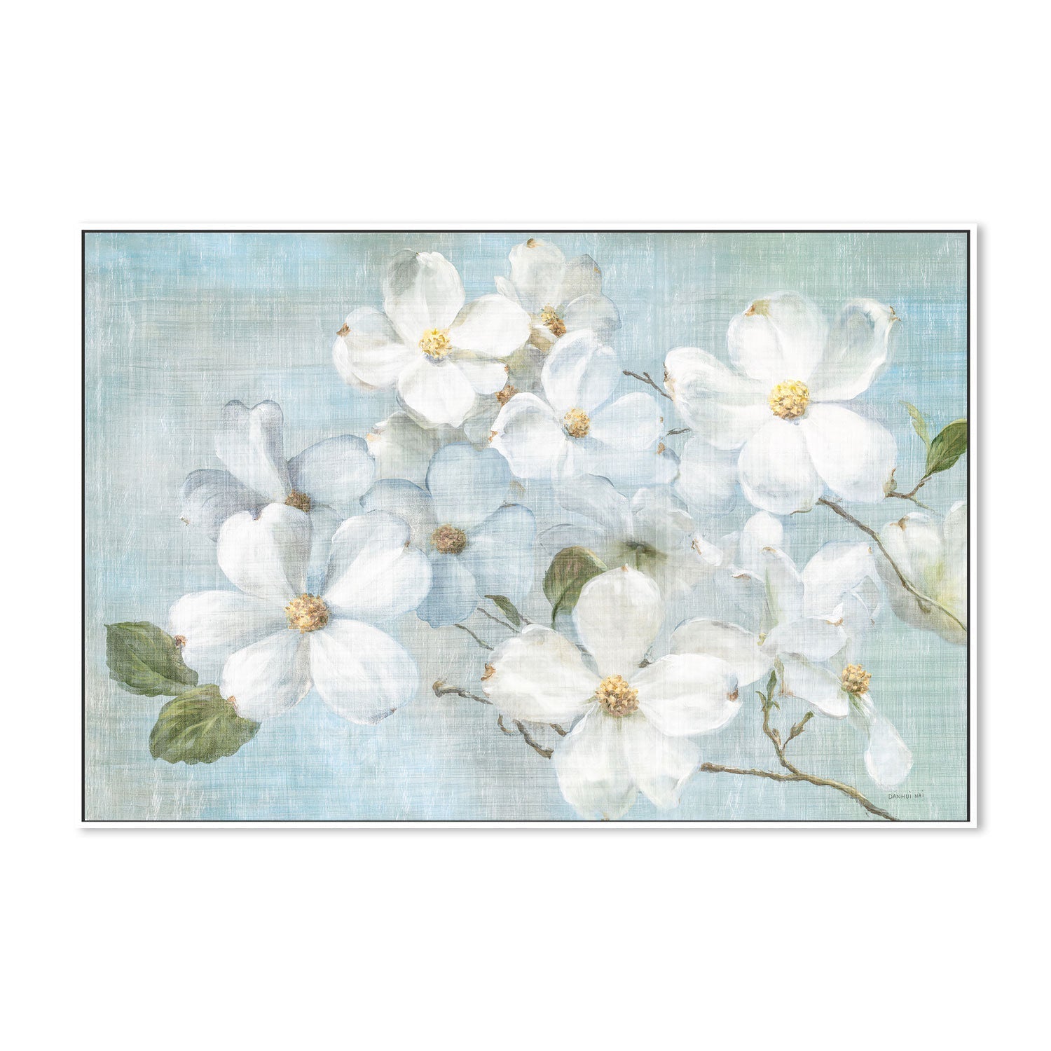 wall-art-print-canvas-poster-framed-Indiness Blossoms Light , By Danhui Nai-GIOIA-WALL-ART