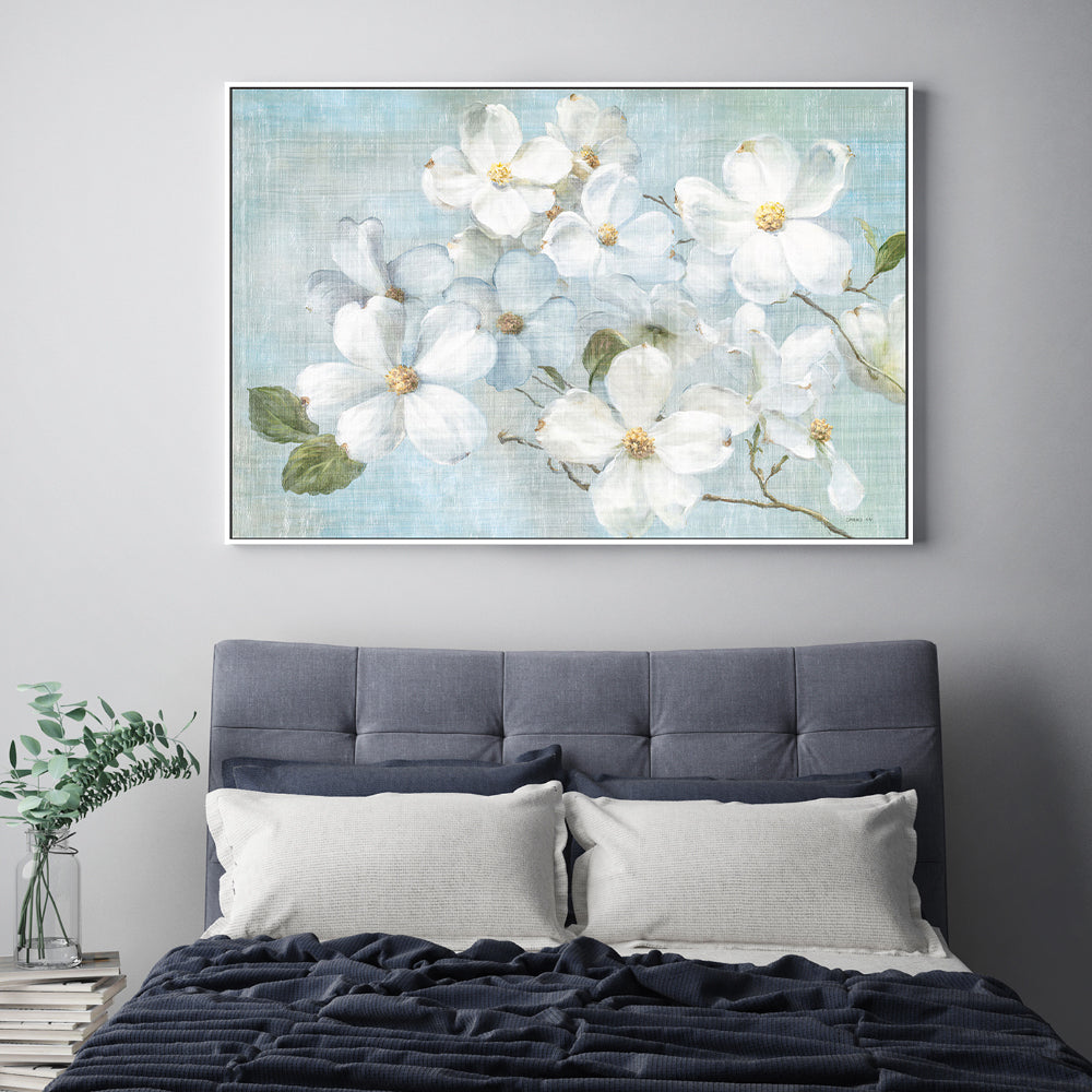 wall-art-print-canvas-poster-framed-Indiness Blossoms Light , By Danhui Nai-GIOIA-WALL-ART