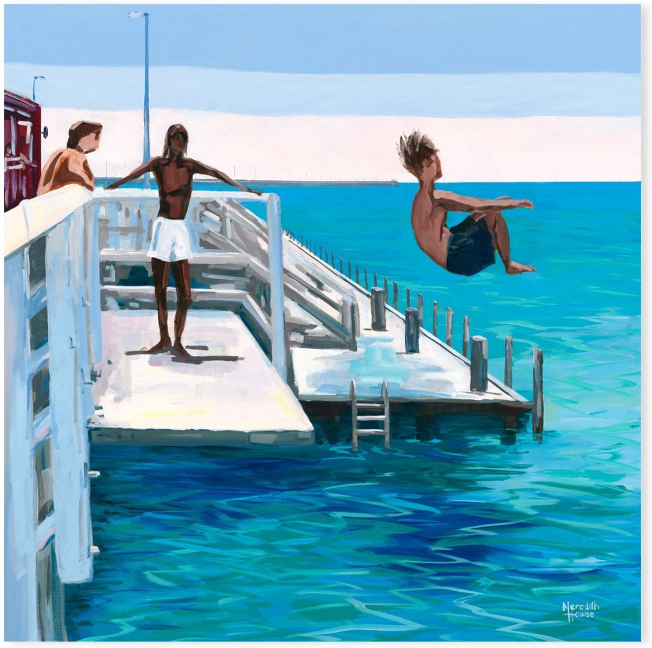 wall-art-print-canvas-poster-framed-Into The Blue , By Meredith Howse-GIOIA-WALL-ART