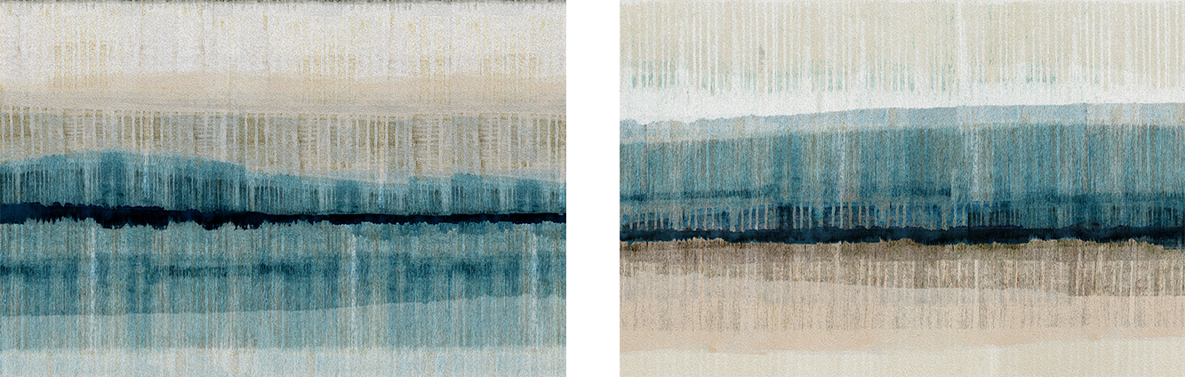 wall-art-print-canvas-poster-framed-Island Dawn, Style A & B, Set Of 2-1