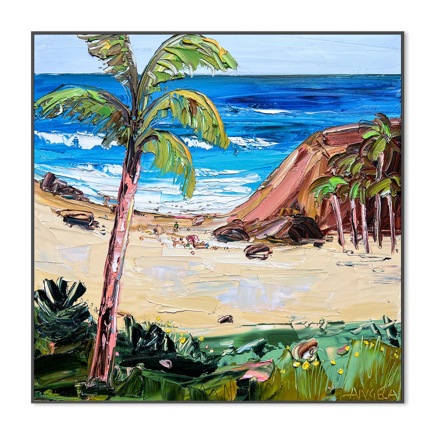 wall-art-print-canvas-poster-framed-Island Waves-3