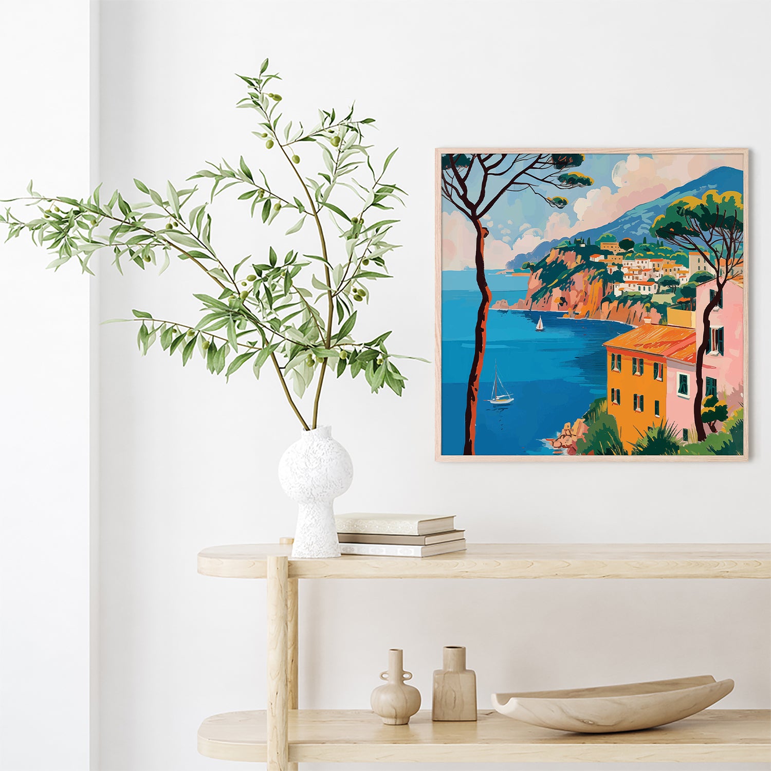 wall-art-print-canvas-poster-framed-Italian Coast, Style B-8