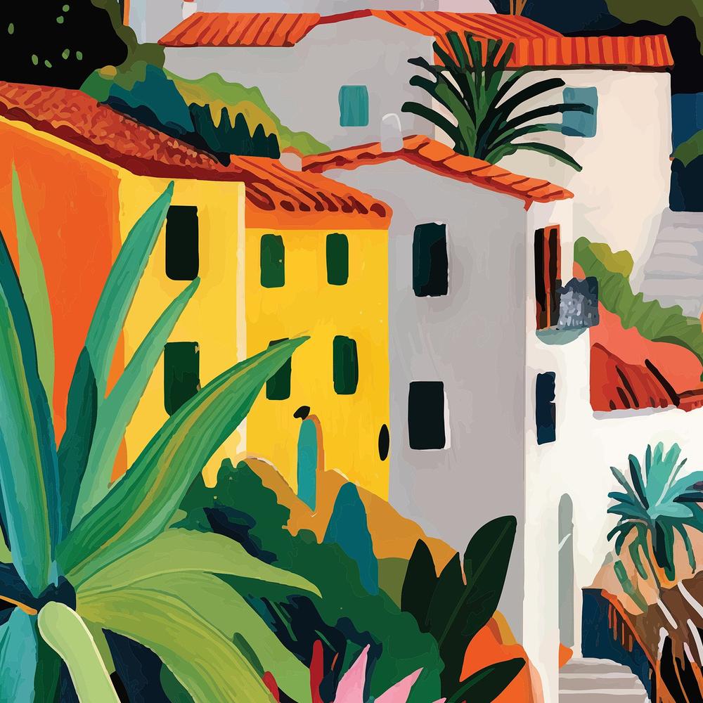 wall-art-print-canvas-poster-framed-Italian Coast, Style C-10
