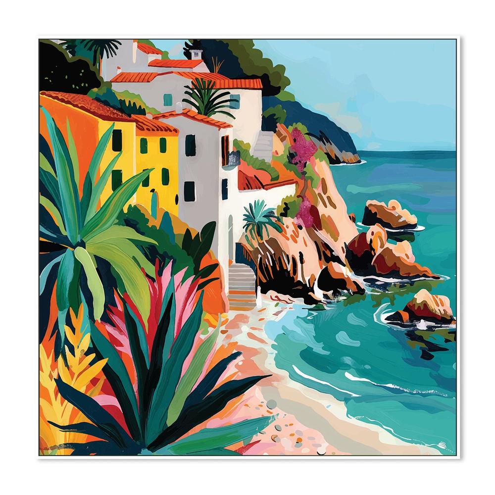 wall-art-print-canvas-poster-framed-Italian Coast, Style C-5