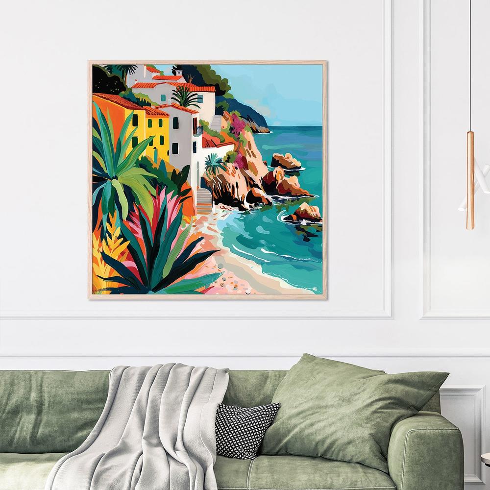 wall-art-print-canvas-poster-framed-Italian Coast, Style C-7